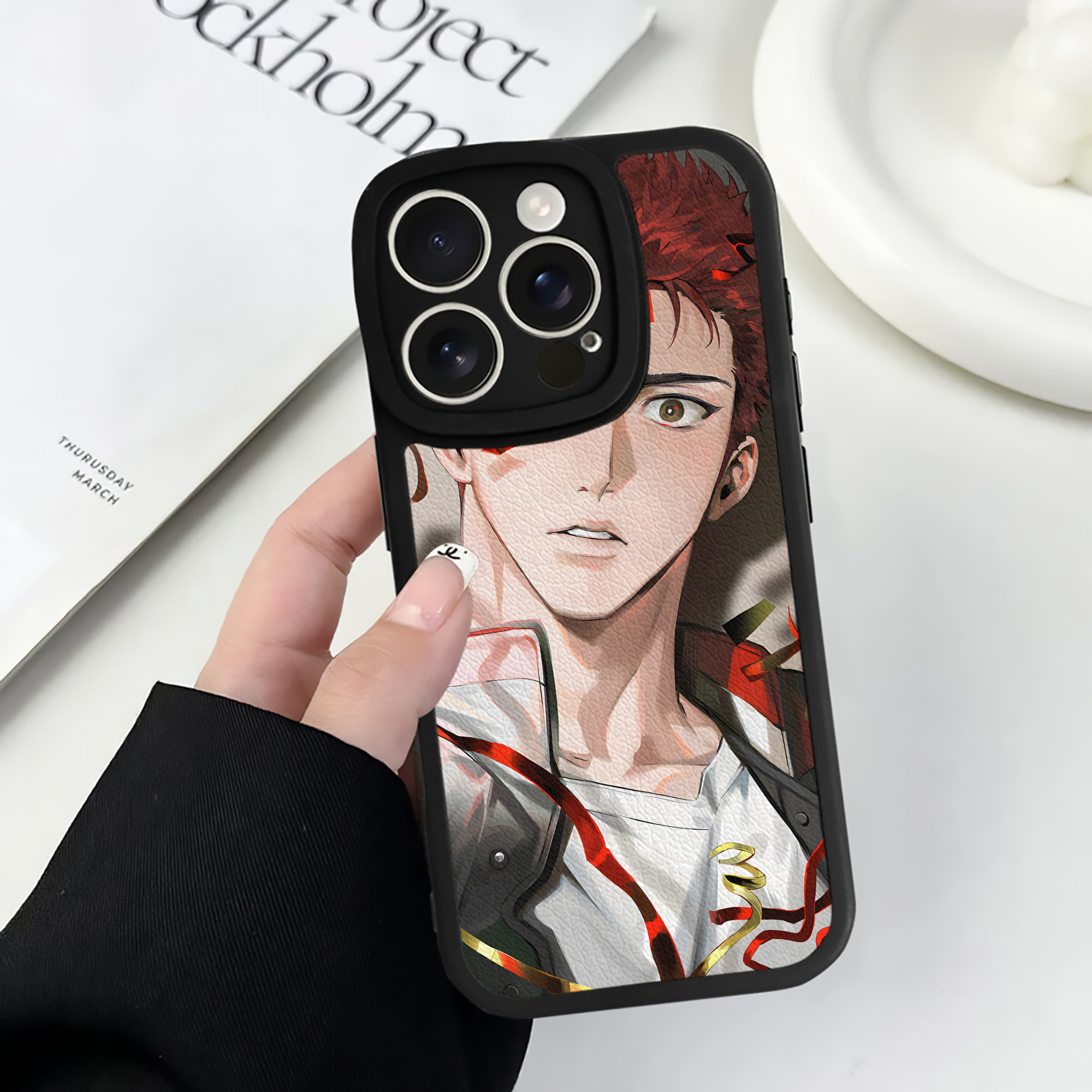 （画像用） SLAM DUNK／スラムダンク 【iPhone 16シリーズ対応】シリコンスマホケース（レザー調） 材質：シリコン